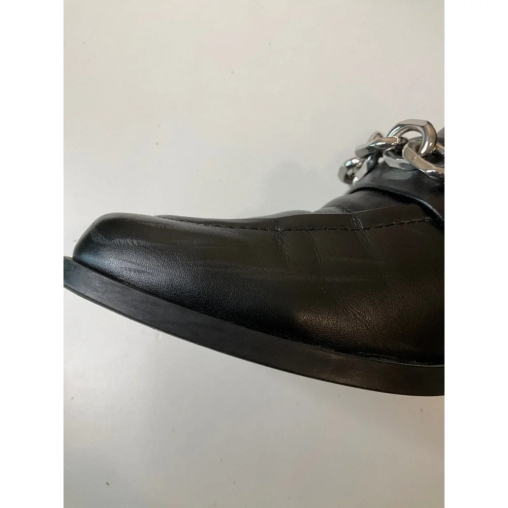 Calvin Klein Venty‎ Chain Platform Pump Loafers Square Toe Academia Y2K Chunky